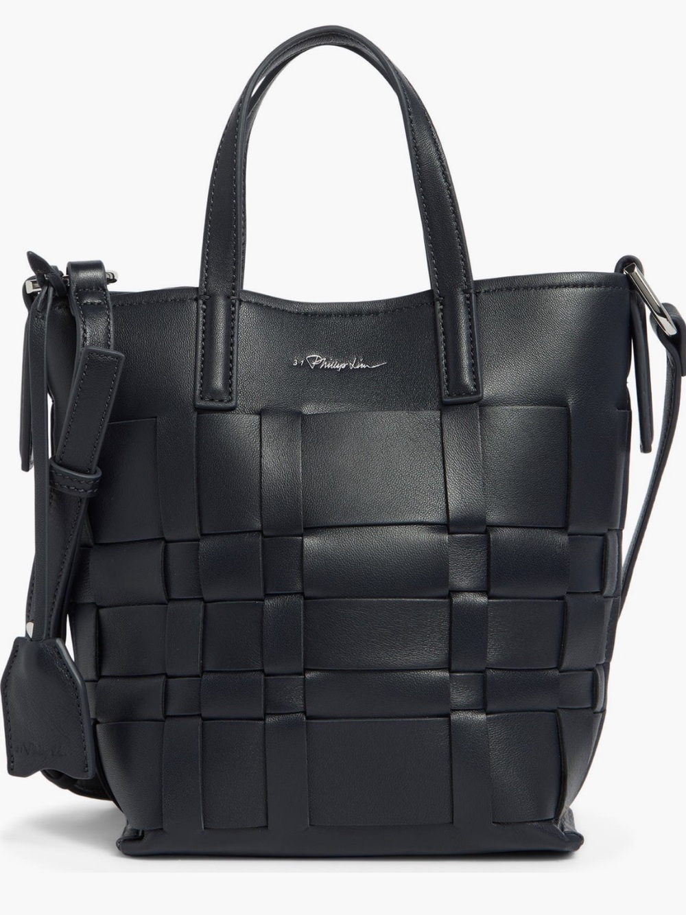 Phillip Lim Woven Ink Leather Tote Bag